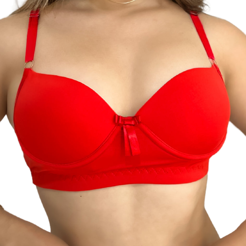 Kit C/4 Sutiã Básico Com Bojo Do P Ao Gg Direto da Fábrica Escolha Cor
