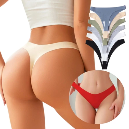 Kit 10 Calcinhas Fio Dental Sem Costura Com Corte a Laser Não Marca