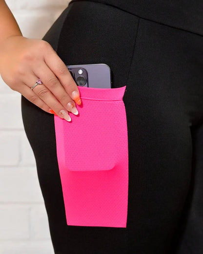 Calça com Bolso Intencional Plus Size Cintura Modeladora Nao fica Transparente