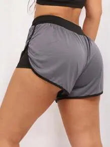 Kit 2 Shorts Duplo Roupa Academia Feminina Fitness